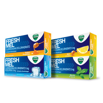 Vick Freshmel Menta Fresca 12 comp