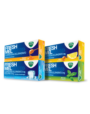 Vick Freshmel Menta Fresca 12 comp