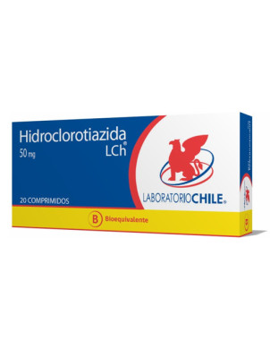 Hidroclorotiazida 50 mg  x 20