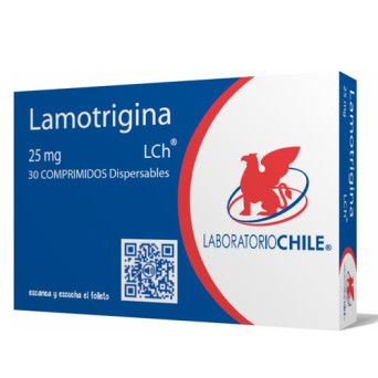 Lamotrigina 25 mg 30 comprimidos