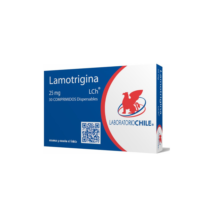 Lamotrigina 25 mg 30 comprimidos