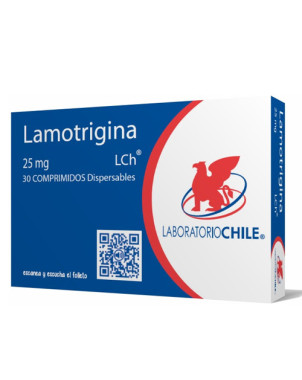 Lamotrigina 25 mg 30 comprimidos