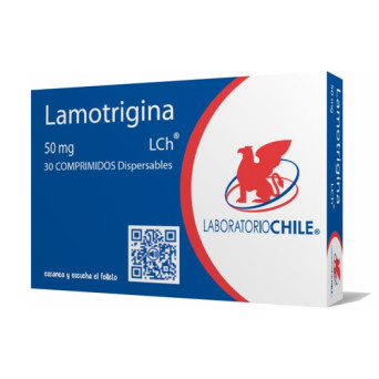 Lamotrigina 50 mg 30 comprimidos Lab Chile