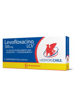 Levofloxacino 500 mg. 7 comp.