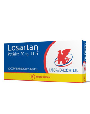 Losartan 50 mg 30 comprimidos Lab. Chile