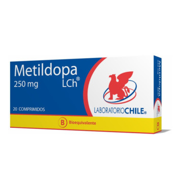 Metildopa 250mg 20 Comp Lab Chile