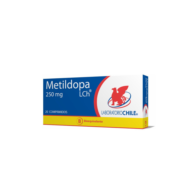 Metildopa 250mg 20 Comp Lab Chile