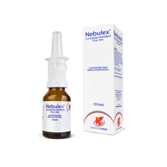 Nebulex suspensión para nebulización nasal 50 mcg/dosis 120 dosis