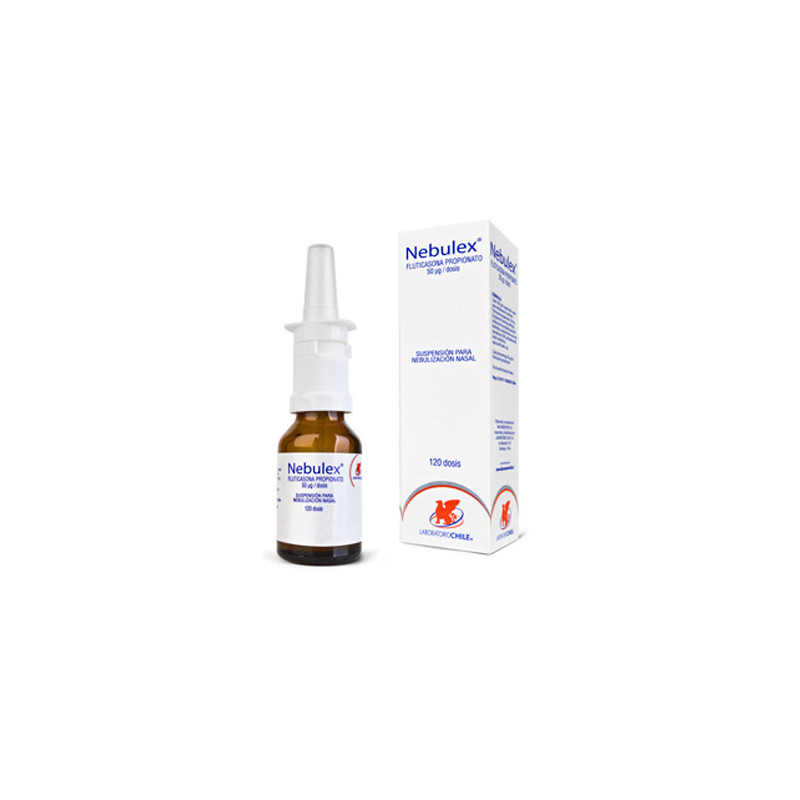 Nebulex suspensión para nebulización nasal 50 mcg/dosis 120 dosis