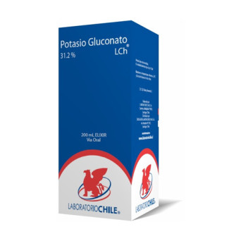 Potasio Gluconato 31.2% 200 Ml Lab Chile