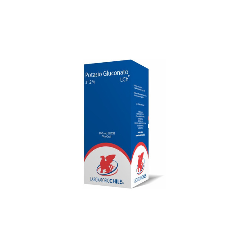 Potasio Gluconato 31.2% 200 Ml Lab Chile