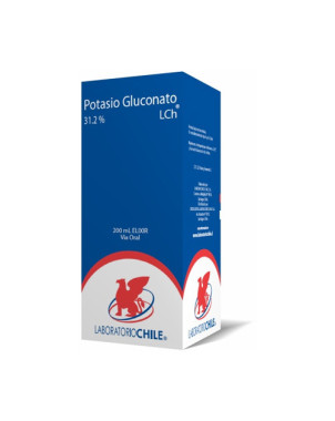 Potasio Gluconato 31.2% 200 Ml Lab Chile