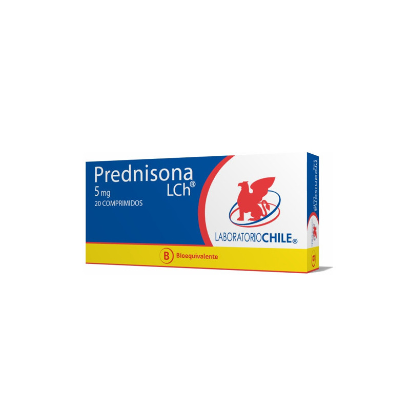 Prednisona 5 mg. 20 comp.