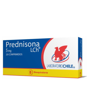 Prednisona 5 mg. 20 comp.