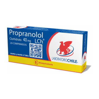 Propranolol 40 mg  x 20