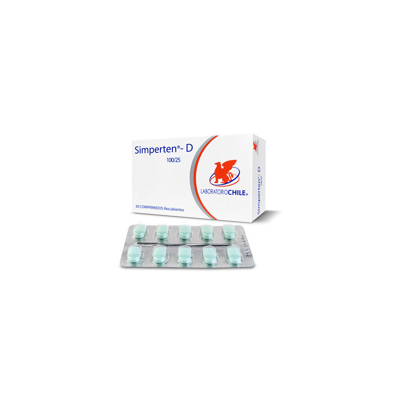 Simperten-D 100/25 mg. 30 comp.