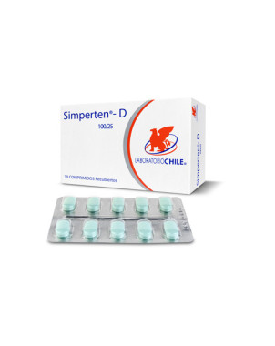 Simperten-D 100/25 mg. 30 comp.