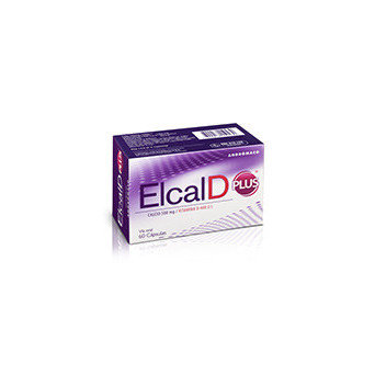 Elcal D Plus 60 Cap Calcio/Vit D 500/400 Mg
