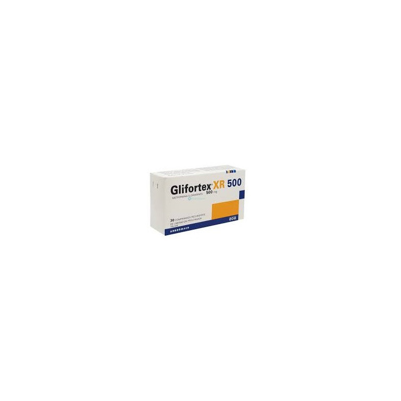 Glifortex XR 500 mg. 30 comprimidos LP