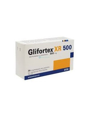 Glifortex XR 500 mg. 30 comprimidos LP