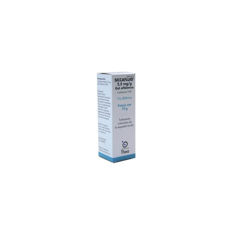 Siccafluid Gel 2.5mg/G 10 Gr