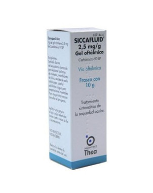 Siccafluid Gel 2.5mg/G 10 Gr