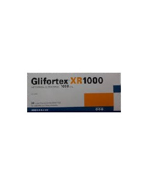 Glifortex XR 1000 mg 30 comprimidos LP