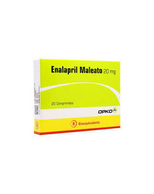 Enalapril 20 mg 20 comprimidos
