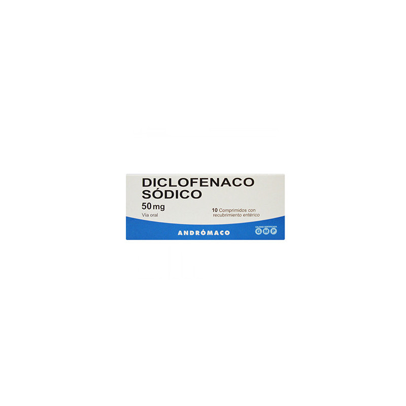 Diclofenaco 50 mg x 10 comprimidos Andromaco