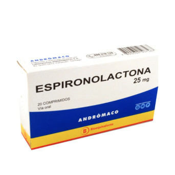 Espironolactona 25 mg x 20 comp