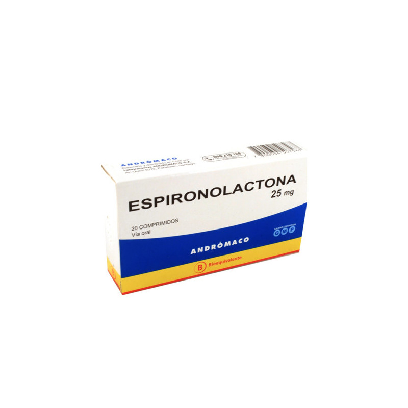 Espironolactona 25 mg x 20 comp