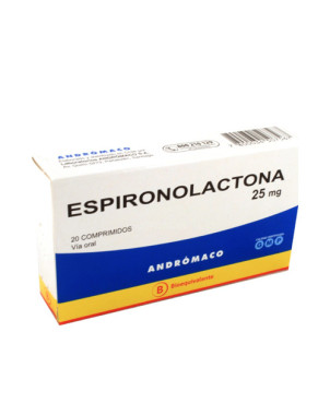 Espironolactona 25 mg x 20 comp