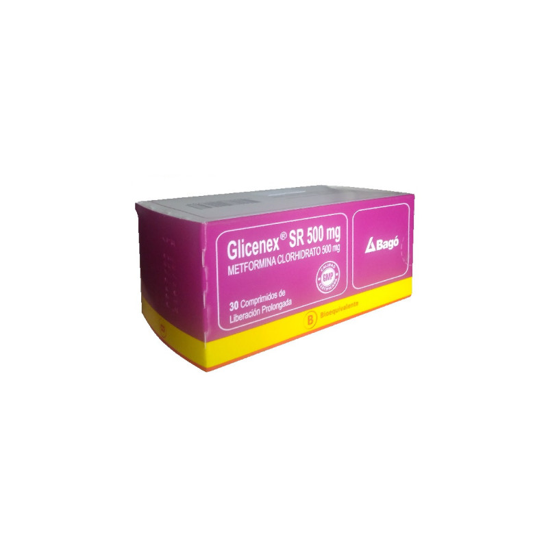 Glicenex SR 500 mg 30 comp