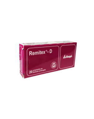 Remitex D 20 comprimidos de Liberacion Prolongada