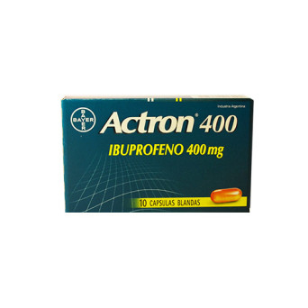 Actron 400 mg x 10 cápsulas blandas
