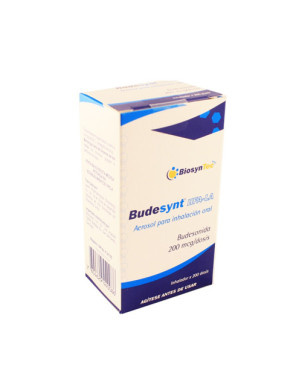 Budesynt HFA Aerosol para Inhalador 200 mcg/dosis x 200 dosis