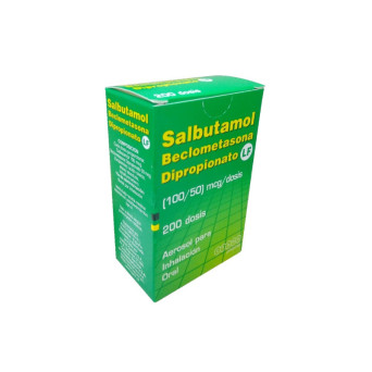 Salbutamol Beclometasona 100/50 Mcg 200 Dosis Chemopharma