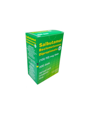 Salbutamol Beclometasona 100/50 Mcg 200 Dosis Chemopharma