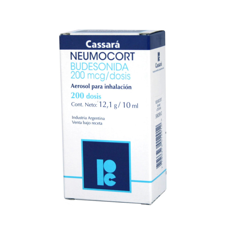 Neumocort Aerosol para inh. 200mcg/dosis