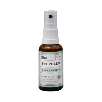 Propoleo Spray Miel Menta 35ml Del Alba