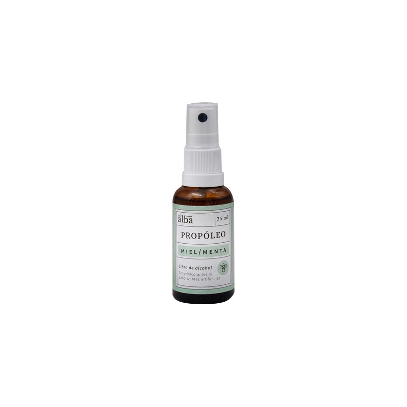Propoleo Spray Miel Menta 35ml Del Alba