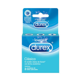 Durex Preservativos Clásico x 3