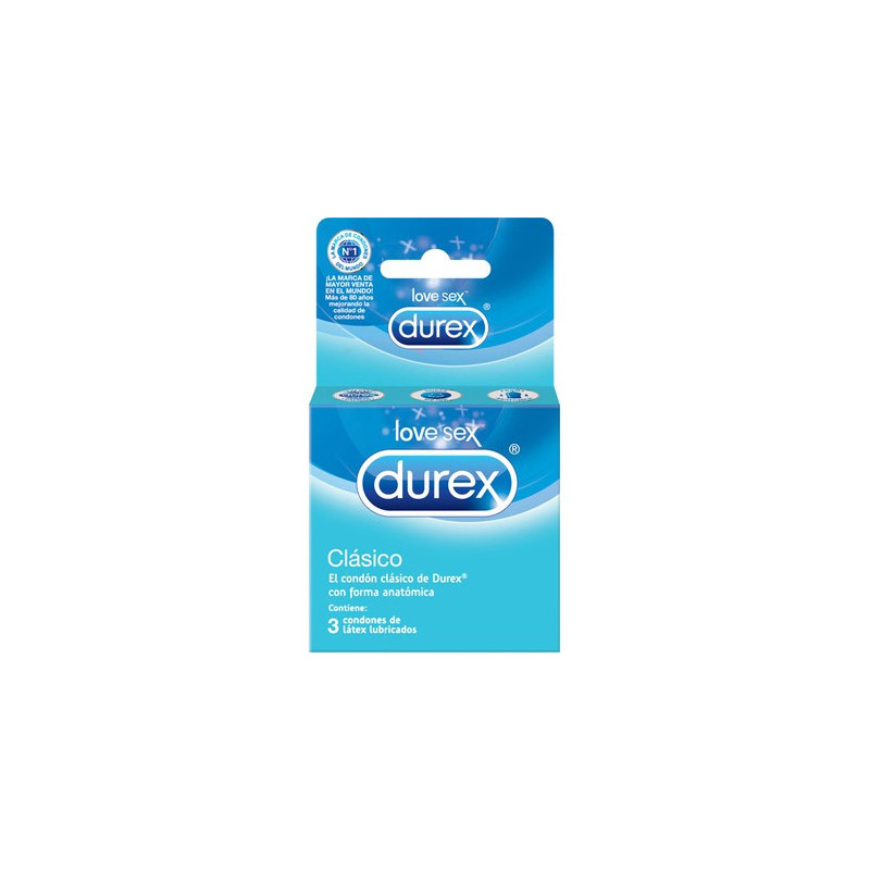 Durex Preservativos Clásico x 3