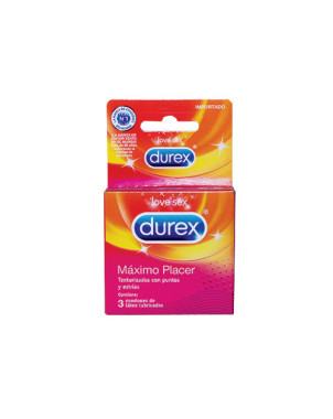 Durex Preservativo Máximo Placer x 3
