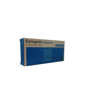 Eurogesic Infantil 50 mg x 6 supositorios