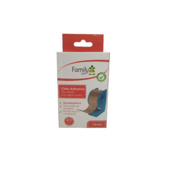 Family Set Cinta Adhesiva Tipo Papel 2.5 Cm Con Dispensador