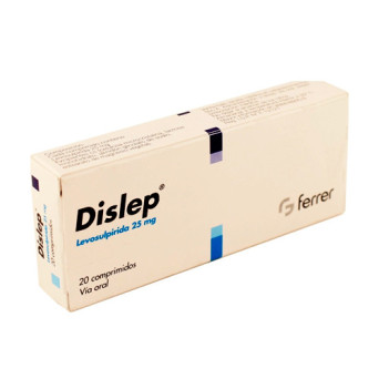 Dislep 25 mg. 20 comprimidos