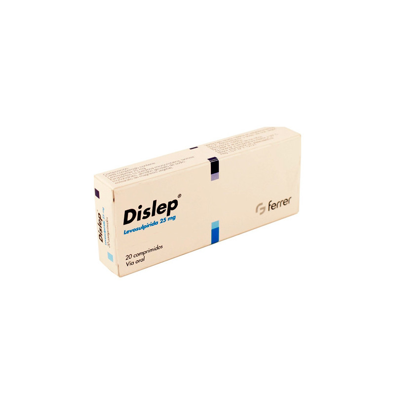 Dislep 25 mg. 20 comprimidos