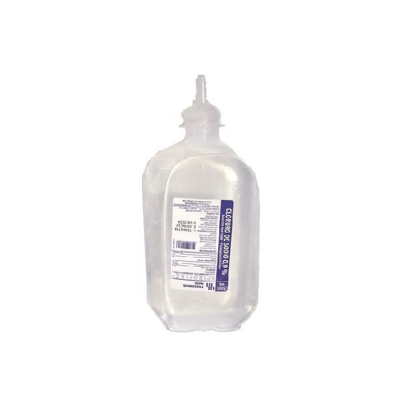 Cloruro De Sodio 0.9% x 500 mL Suero Fisiologico Lab Fresenius Kabi