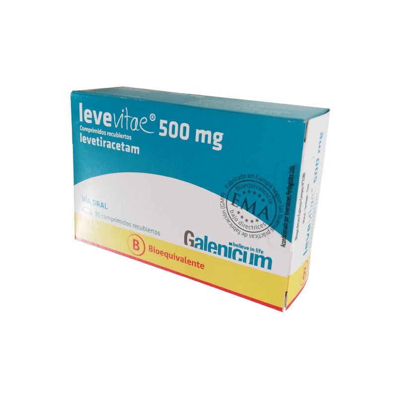 Levevitae 500 mg 30 comprimidos